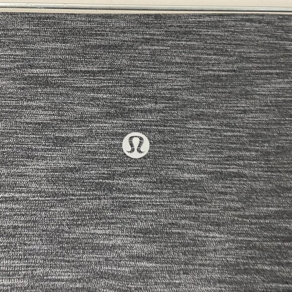 Lululemon Wunder Under Crop Hi-Rise Full-On Luxtreme Heathered Black Size 6 - Picture 3 of 7
